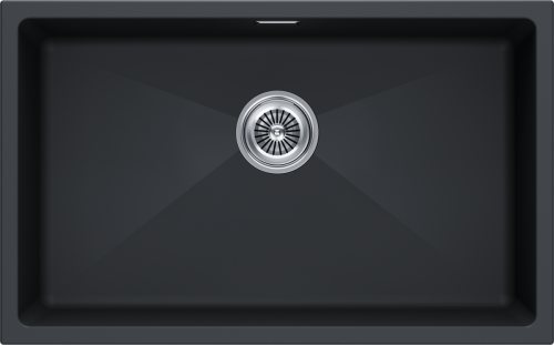 Кухонная мойка Paulmark LUMI 74UNI LU74-AN 75х45 цвет черный